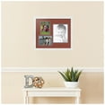 thumbnail image 2 of ArtToFrames Collage Photo Picture Frame with 1 - 8x10 and 2 - 5x7 Openings, Framed in White with Cognac and Black Mats (CDM-3966-78), 2 of 8