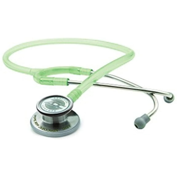 ADC Adscope 608 Convertible Clinician Stethoscope with Tunable AFD Technology, For Adult and Pediatric Patients, 31 inch Length, Sea Glass