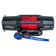 MotoAlliance VIPER V2 ATV/UTV Winch 4500lb- 40 feet RED Rope, Wireless Remote