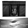 thumbnail image 2 of Yalin XXL Large Insulated Cooler Bag, Styrofoam Cooler of Keep Food Hot or Cold, Reusable Double Zipper Food Delivery Bag for Grocery Shopping, 20"W x 13"H x 10"D ( Black ), 2 of 6