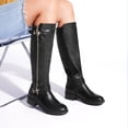 thumbnail image 4 of BURUDANI Women's Knee High Fashion Riding Boots, 4 of 6