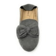 thumbnail image 3 of Victoria K Women's Foldover Sueded Double Bow Ballerina Flats, 3 of 5