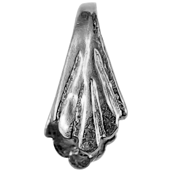 CR-252 Black Rhodium Overlay Pendant Bail