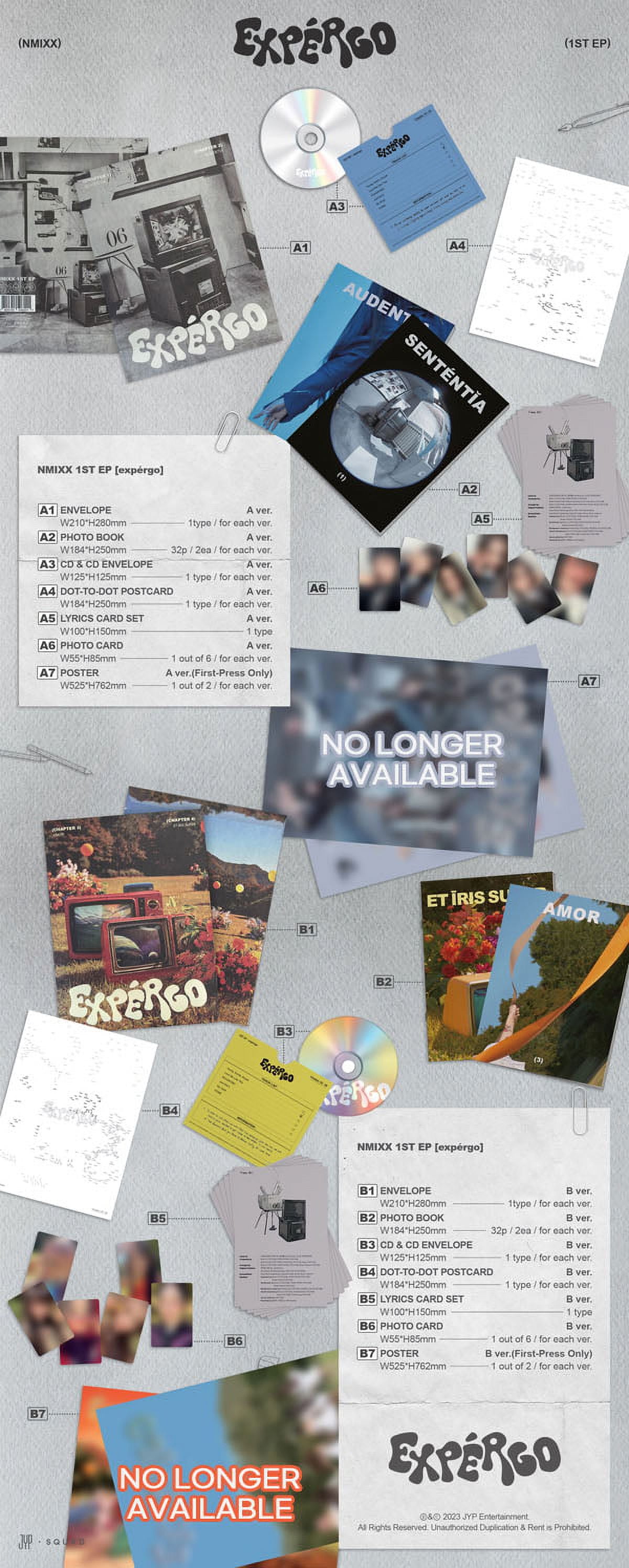 Nmixx - Expergo - Envelope, Photobook, CD & CD Envelope, Dot-To