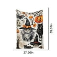 thumbnail image 2 of AUQ Fall Blankets Cooling Comforter Double-Sided Cold Cute Blanket Halloween Lightweight Throw Blanket Women Men Soft Cozy Sofa Living Room Bed Blanket Kids Girls Boys All Season, 2 of 7