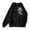 Black, variant on Womens Oversized Hooded Sweatshirts Skull Graphic Printed Crew Neck Full Zip Up Jackets Long Sleeve Loose Fit Hoodies Casual Fashion 2025 Top