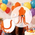 thumbnail image 6 of yuksok Costume Cosplay Accessory Octopus Party Cap Bar Birthday Role Play Squid Hat Orange, 6 of 9