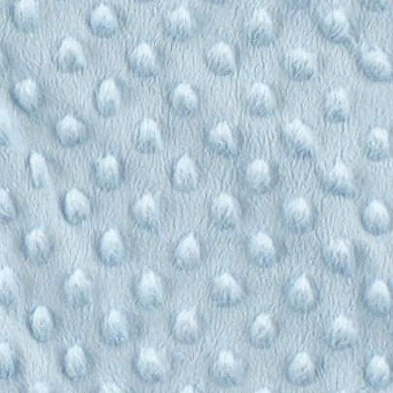 Hudson Baby Infant Boy Plush Sleeping Bag, Sack, Blanket, Light Blue Dot Mink, 12-18 Months