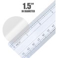 thumbnail image 2 of Clear Circle Stickers for Sealing 1.5 Inch Round, 1000 Pack Transparent Self-Adhesive Envelope Seals for Package, Mail, Gift Box - Performore Virtually Invisible Waterproof Labels, 2 of 6