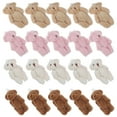 thumbnail image 3 of WORGEOUS 20pcs mini osos peluche juguetes peluche ositos rellenos con llavero accesorios de bricolaje, 3 of 8