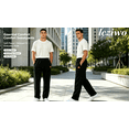 thumbnail image 2 of lcziwo Mens Gray Sweatpants with Pockets Drawstring Waist Baggy Joggers Athletic Pants Fleece Open Bottom Straight Leg Sweat Pant Gray,M, 2 of 9