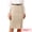 Khaki, variant on DARING DIVA Women's Knee Length Skirt with Slit and Belt X-Small Khaki