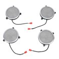 thumbnail image 1 of Luminous Midrange Speaker Cover, Durable 4 Doors Tweeter Cover Car Interior Modification Stainless Steel  for Range Rover Sport L494 2014 To 2020, 1 of 8