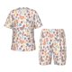 thumbnail image 1 of Balery Funny Chicken Conjunto de Pijama Infantil de Manga Corta con Estampado – Ropa de Dormir de Algodón Suave-4X-Large, 1 of 6