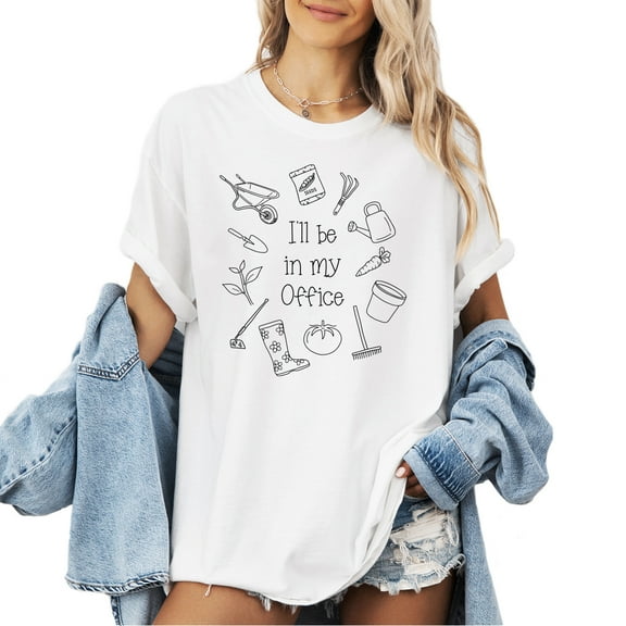 Verita Culture I’ll Be In My Office Funny Women’s Summer Graphic Tee