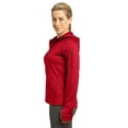 thumbnail image 3 of Sport-Tek Ladies Tech Fleece Full Zip Hooded Jacket-XL (True Red), 3 of 5