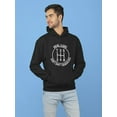 thumbnail image 2 of Real Cars Don't Shift Themselves Hoodie Men -GoatDeals Designs, Male x-Large, 2 of 4