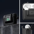 thumbnail image 2 of Funda para auriculares Spigen Lock, apta para AirPods Pro, color negro mate, 2 of 8