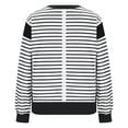 thumbnail image 5 of Npasoilc Sweatshirts for Women Fall Winter Trendy Long Sleeve Round Neck Side Slit Comfort Pullover Blouse Tops Striped Color Block Casual Loose Hoodless Hoodies, 5 of 8