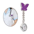 thumbnail image 4 of Reloj Fob para mujer Reloj lindo Reloj de enfermera Broche Reloj Fob Púrpura Sunnimix Enfermera reloj de bolsillo, 4 of 8