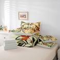 thumbnail image 6 of Homewish Retro Baroque Floral 7pcs Queen Bedding,Vintage Oil Painting Bedding Comforter Set Queen,Green Cream,Light Gray Reversible, 6 of 8