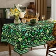 thumbnail image 4 of st Patricks Day Tablecloth 60x84 inch, Fabric Washable Decoration Table Cover Spillproof, Dining Table Cloths Indoor or Outdoor Party Table Decor, 4 of 6