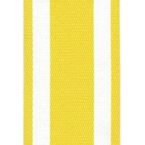Lawn chair USA | Yellow and White Webbing | Crafted from UV-resistant polypropylene | Durable straps offer stylish replacement options for your outdoor seating | Long-lasting comfort and support