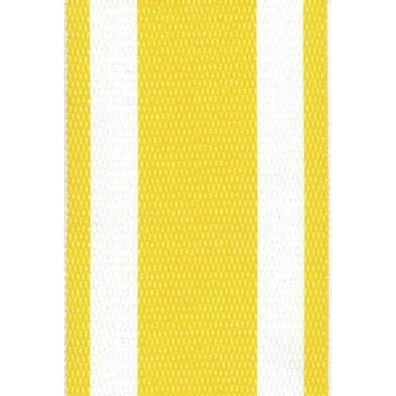 Lawn chair USA | Yellow and White Webbing | Crafted from UV-resistant polypropylene | Durable straps offer stylish replacement options for your outdoor seating | Long-lasting comfort and support