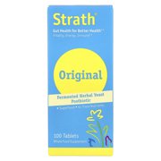 Bio-Strath Fermented Herbal Yeast Postbiotic, 100 Tablets