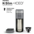 Keurig KSlim + ICED Temperature Control Coffee Maker, Slimline Design