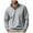 A-Grey96, variant on XIAOCHA Quarter-Zip Sweatshirt for Men Stand Collar Solid Color Pullover Top Soft Warm Outdoor Leisure Sweatshirt