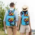 thumbnail image 5 of Yiaed Elephant Trunk Couple Flowers Print Backpack, Premium Laptop Backpack, Travel Backpack for Women, Lightweight Backpacks, Comfortable Back Pack-Small, 5 of 5