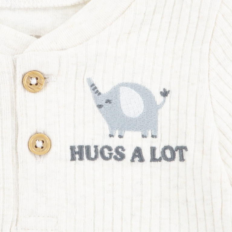 Huggies Baby Boy Organic Cotton Bodysuit & Pant Set photo 3