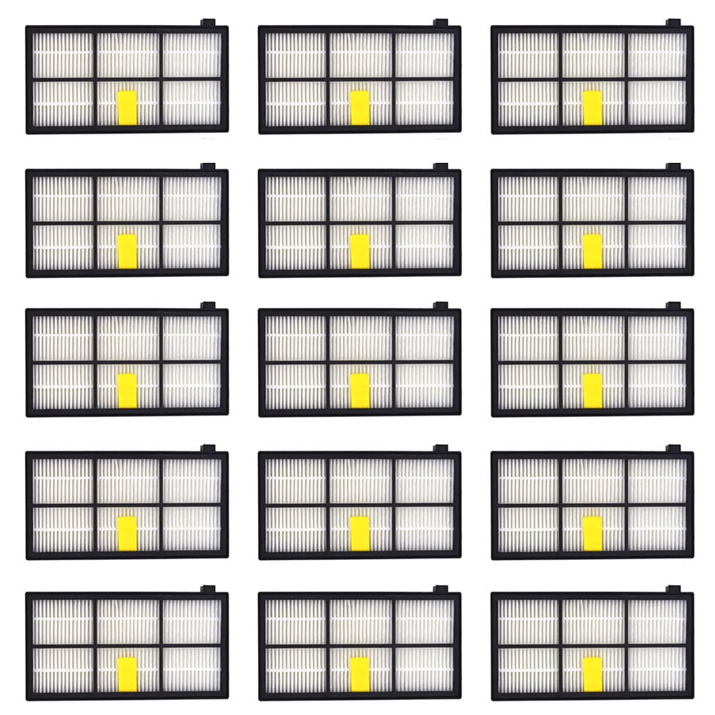 Neutop High-Efficiency Filters Replacement Compatible with iRobot Roomba 800 and 900 Series 850 860 870 877 880 890 891 801 805 960 980 985 Robot Vacuums,15/Pack