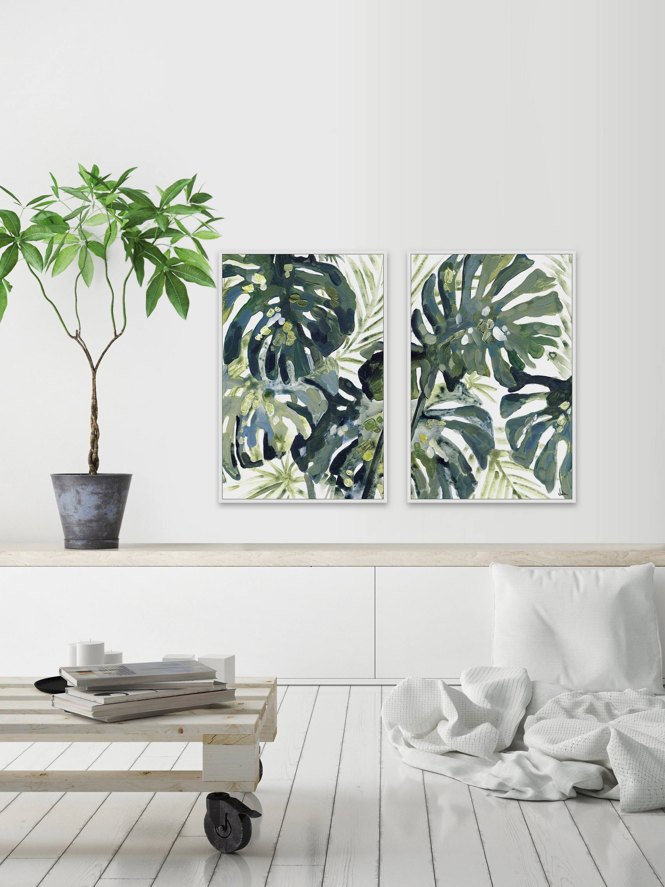 Marmont Hill Watercolor Leaf II Diptych