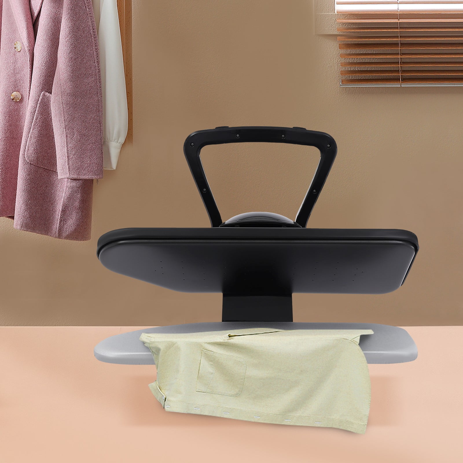 Intelligent 1600W Digital Steam Press Machine for Clothes – Large 26″ Professional Ironing Press with Touchscreen, 5 Fabric Modes, 90‑Min Continuous Steam & Safety Features