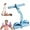 6-Tube Blue, variant on 21 Fitness Resistance Bands-4 Tube Pedal Ankle Puller, Pedal Puller Resistance Band, Fitness Legs Resistance Bands, Generic Arm Slimmer for Sit up Exercise, Tummy, Waist, Arm, Slimming