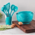 thumbnail image 3 of Hutzler Turquoise Melamine Mixing Bowls, 3-Pc. Set, 3 of 7