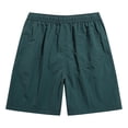 thumbnail image 5 of Hurxie Men's Casual 7 Inch Shorts Twill Drawstring Summer Beach Stretch Golf Shorts with Pockets Army Green,3XL, 5 of 5