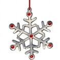 thumbnail image 2 of Snowflake Christmas Tree Ornament Decorations Set of 4, 2 of 5