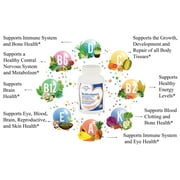 Cardiotabs Multivitamin - 60 Day Supply - Packed with Natural antioxidants and 2000 IU Vitamin D3