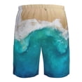 thumbnail image 6 of Kdxio Beach Pattern Mens Casual Shorts - Drawstring Summer Beach Sports Shorts for Men, 6 of 9