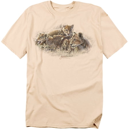 Wildlife T-Shirt Lion Cubs Unisex Graphic Tee For Men & Women