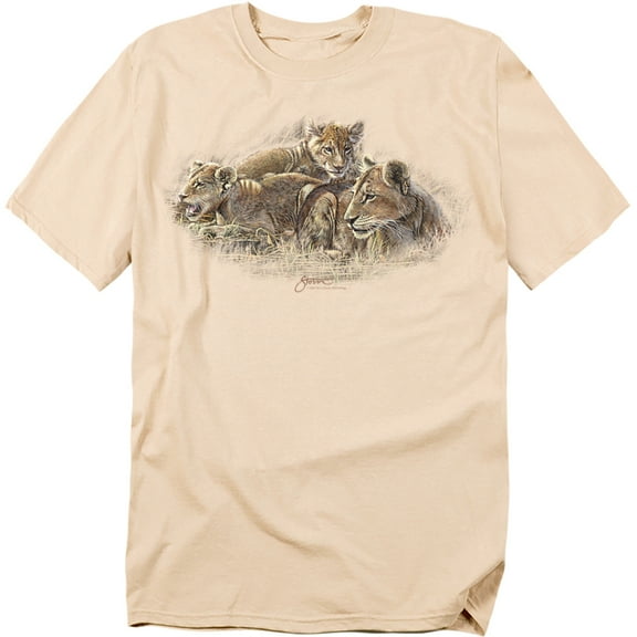 Wildlife T-Shirt Lion Cubs Unisex Graphic Tee For Men & Women