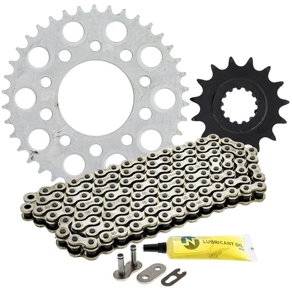 Niche Sprocket Chain Set for Honda Nighthawk 750 15/38T 525 Motorcycle MK1004005