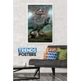 thumbnail image 2 of Jurassic World: Fallen Kingdom - Volcano Wall Poster, 22.375" x 34", Framed, 2 of 5