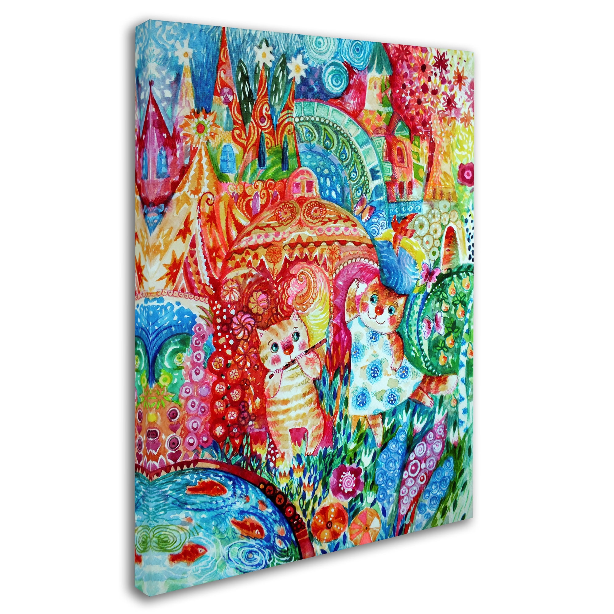 Trademark Fine Art 'Happy Summer 2' Canvas Art by Oxana Ziaka