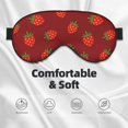 thumbnail image 5 of Rocae Strawberry for Mask for Women Men, Luxury Eye Cover Eye Shade with Adjustable Strap for Travel, Nap, Meditation, 5 of 7