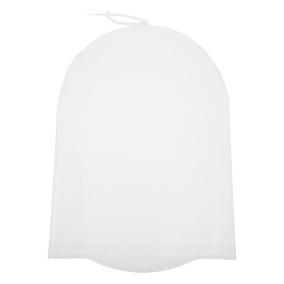 Bolsa de silicona para amasar masa con brida, reutilizable, de grado alimenticio, para mezclar harina, pan y amasar, color blanco