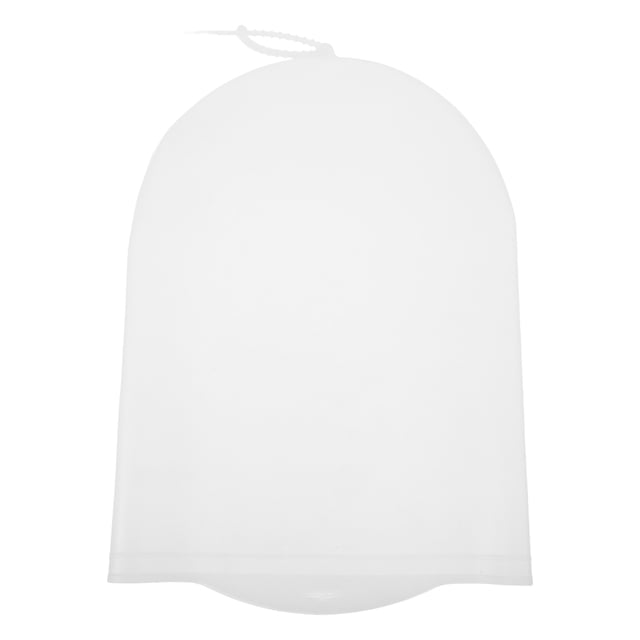 Bolsa de silicona para amasar masa con brida, reutilizable, de grado alimenticio, para mezclar harina, pan y amasar, color blanco
